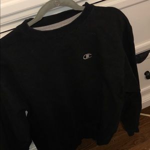black champion crewneck